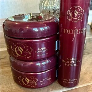 Conjure Majic Hair Mask and Majic Smoothing Potion Set 2 Mask 1 Potion New